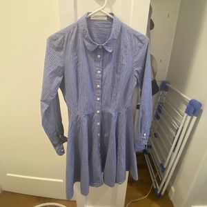 Super cute dress shirt dress